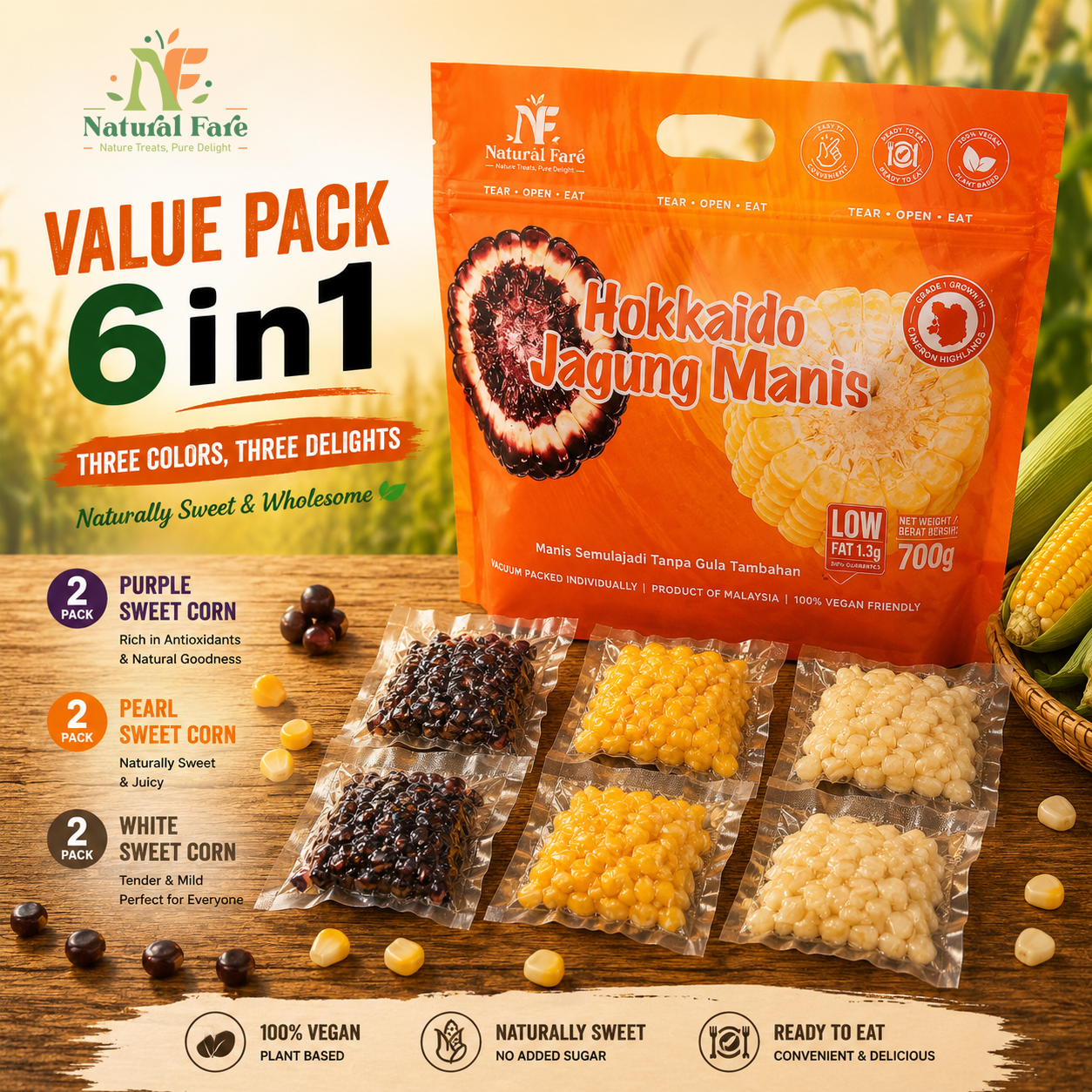 NF Cameron Value pack Mix 6 in 1 (Kernel)
